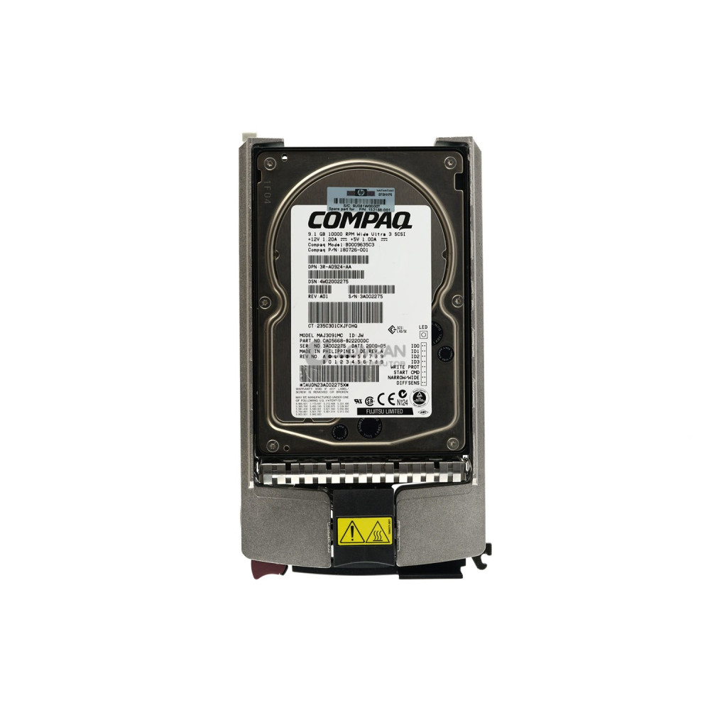 152188-001 HP COMPAQ HDD 9.1GB 10K U320 SCSI 3.5" LFF
